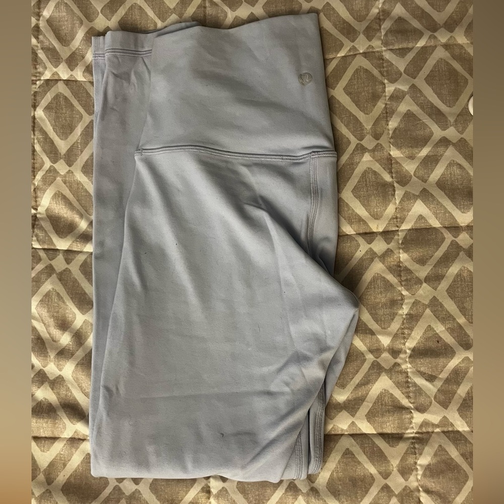 Light blue lululemon leggings size 8